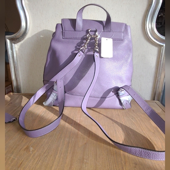 Coach Purple Backpack and Wallet Set